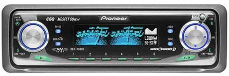 pioneer cd player face panasonic speakers receiver flip inch
